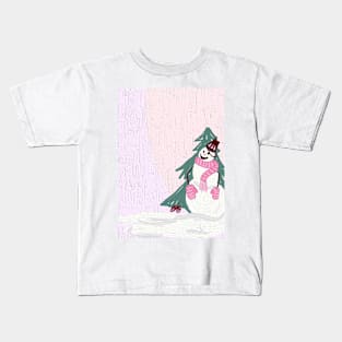 Snowman Kids T-Shirt